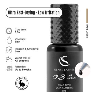 0.3 Second Mega Bond Eyelash Extension Glue