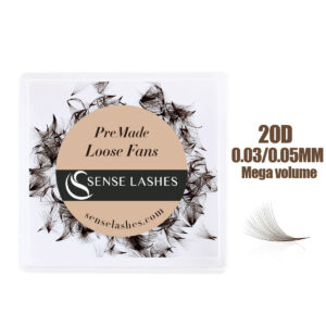 Brown 20D PreMade Loose Fans - 0.05 - 500 Fans
