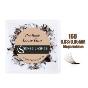 Brown 16D PreMade Loose Fans - 0.05 - 500 Fans