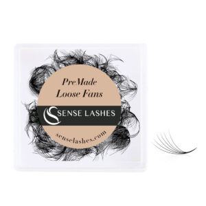 6D Handmade Loose Premade Fans Pointy Base(500 Fans)