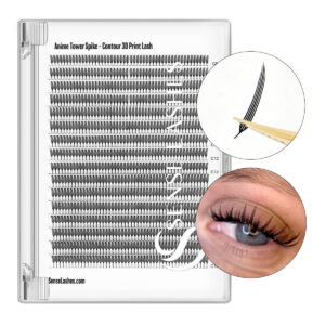 Anime Needle Spike - Contour Laser Print Eyelash Extension