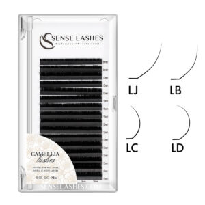 LJ / LB/ LD / LC Curl Camellia Textured Lashes