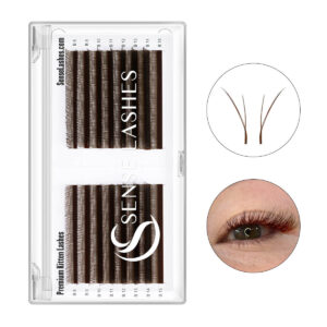 Dark Brown Kitten YY Lashes