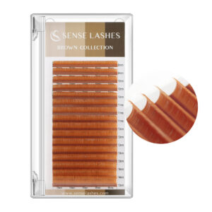 Amber Soft Cinnamon Matte Brown Lashes