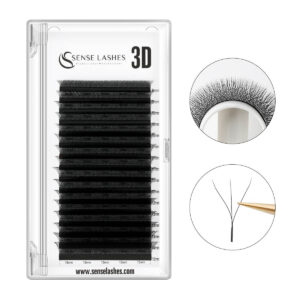 W Shape 3D Premade Volume Fan Lashes