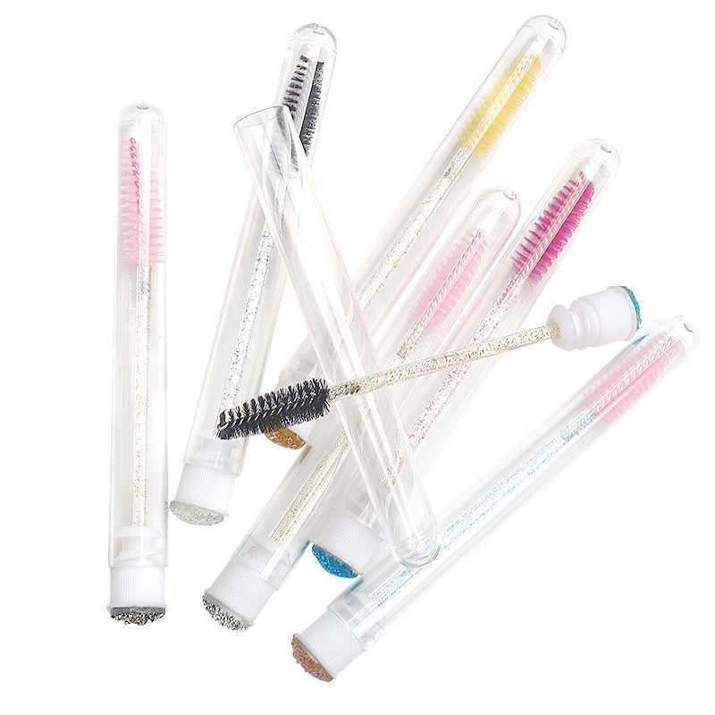 Eyelash Brushes With Diamond Bottom - imagine 2
