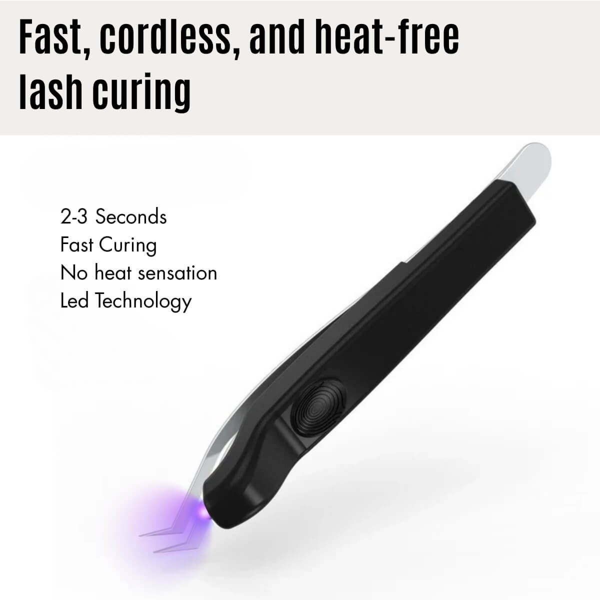 Mini UV lamp for eyelash extensions | Tweezer lamp - imagine 4